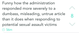 Illustration for article titled Here's What UVA Students Are Saying About Rolling Stone on YikYak